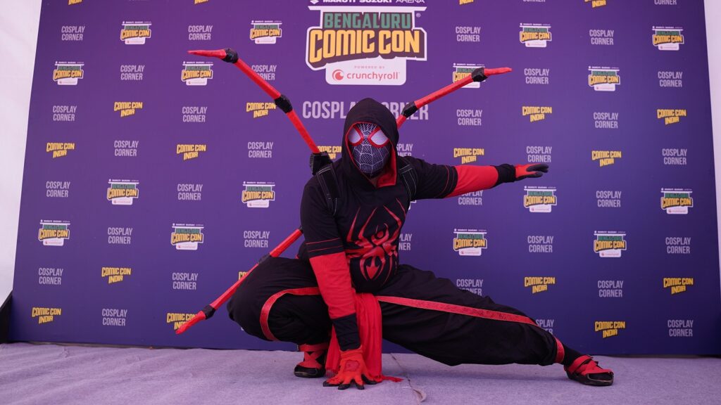 Miles-Morales-cosplay-at-Bengaluru-Comic-Con-2023