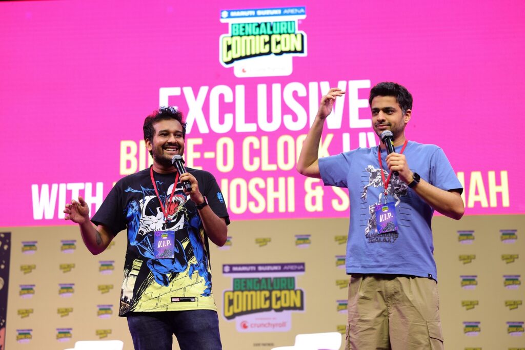 Standup-comedy-Rohan-Joshi-and-Saahil-Shah-at-Bengaluru-Comic-Con-2023